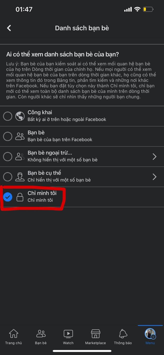 Hướng dẫn cách ẩn bạn bè trên Facebook bằng điện thoại và máy tính-5