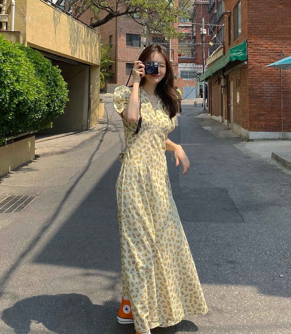 5 kiểu váy liền được sao Hàn diện mãi không chán-1