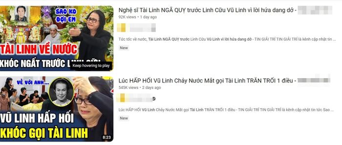 Chiêu trò lừa đảo, tung tin sai của streamer ở lễ tang nghệ sĩ Vũ Linh-6