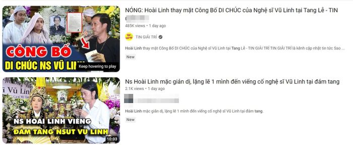 Chiêu trò lừa đảo, tung tin sai của streamer ở lễ tang nghệ sĩ Vũ Linh-7