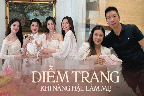 Á hậu Diễm Trang và chuyện làm mẹ: Bỡ ngỡ khi chăm 2 con nhỏ, tiết lộ thoả thuận với chồng doanh nhân