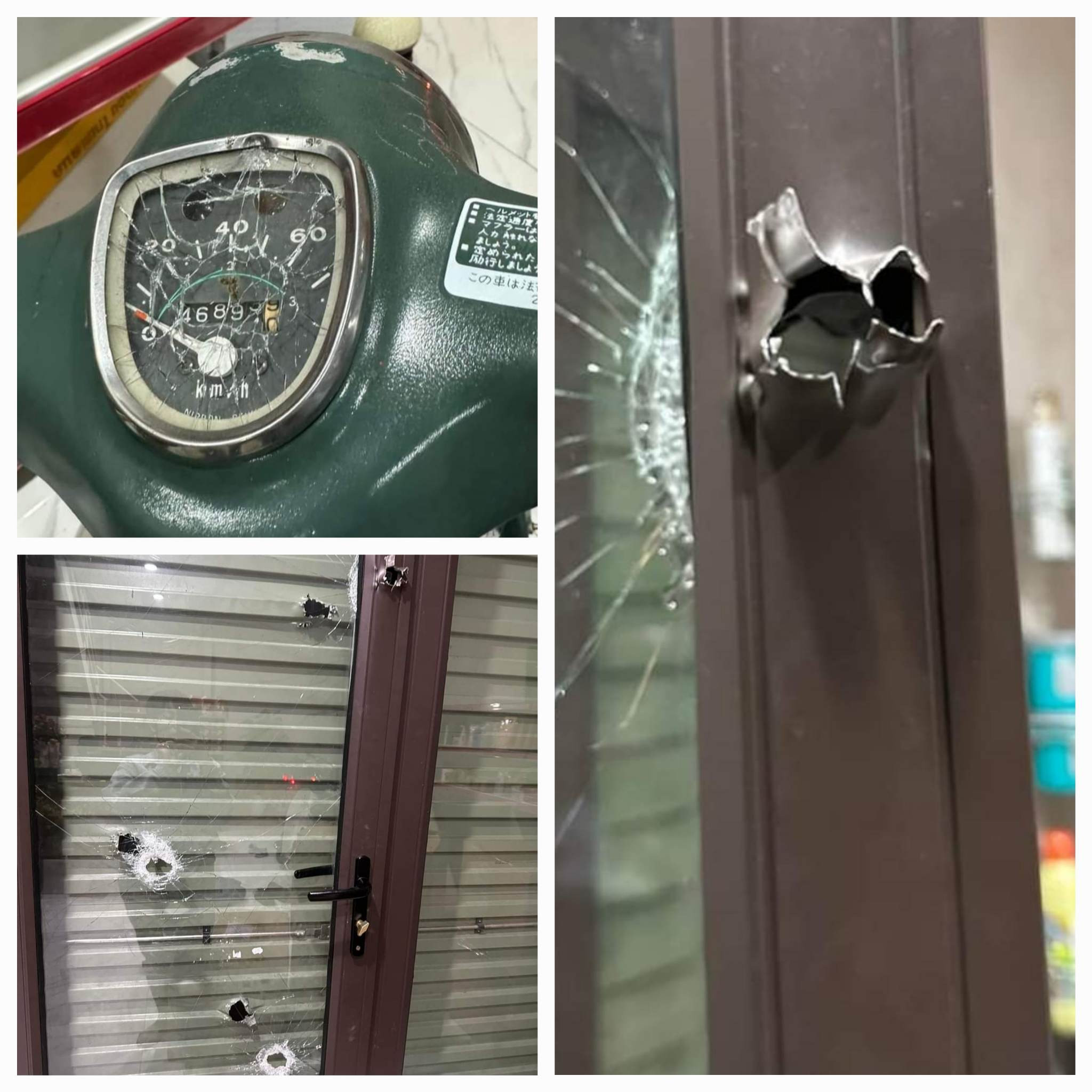 Nổ súng bắn thủng cửa nhà dân lúc rạng sáng ở Hải Dương-4