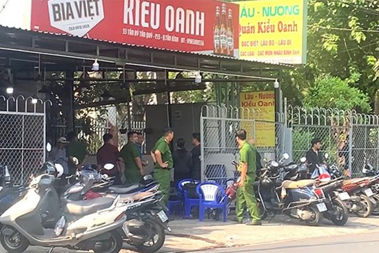 Án mạng tại quán nhậu ở TP.HCM