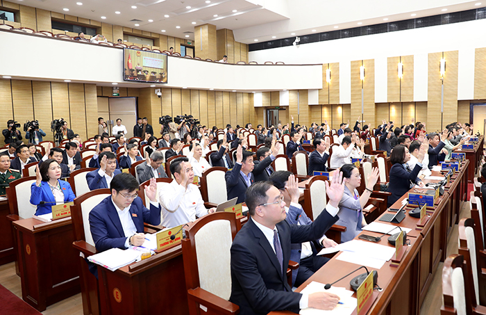 Khai mạc kỳ họp thứ 11 HĐND thành phố Hà Nội khóa XVI-4