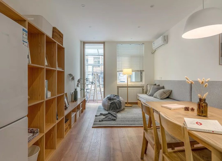 Căn hộ 60m² ở khu tập thể cũ biến hình thành không gian sống đẹp bất ngờ-5