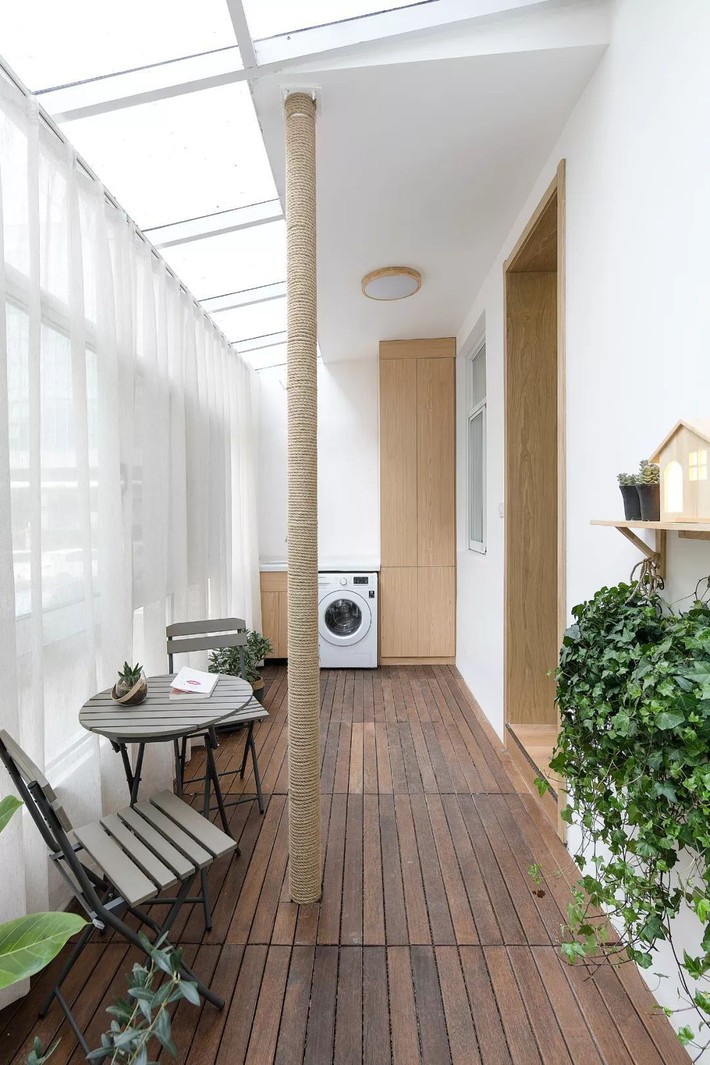 Căn hộ 60m² ở khu tập thể cũ biến hình thành không gian sống đẹp bất ngờ-11