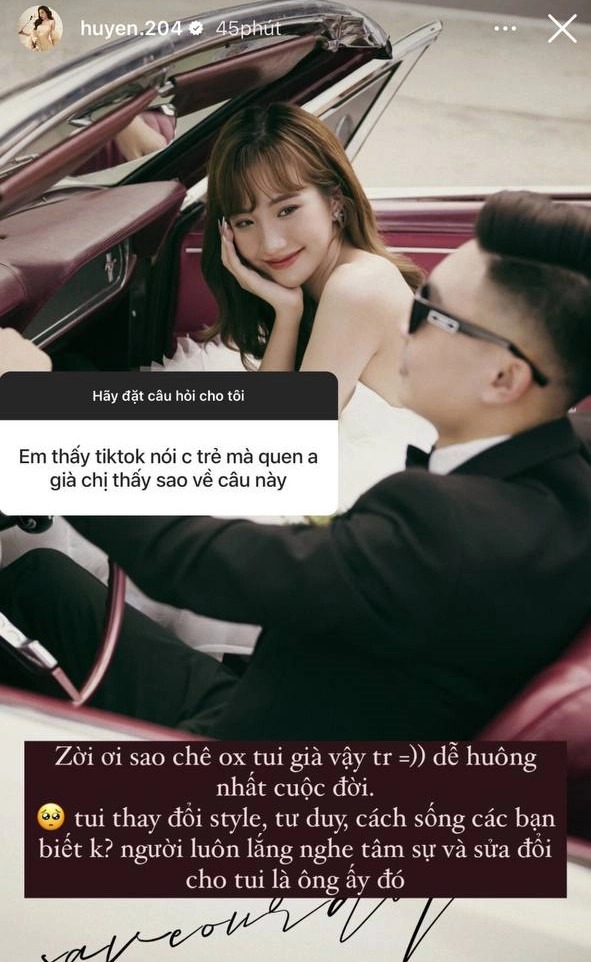 Huyền 2k4 hé lộ cuộc sống hôn nhân khi chồng bị chê già-2