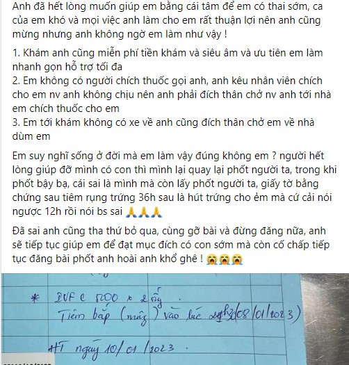 Vụ vợ chồng bà Nhân Vlog thụ tinh nhân tạo: Bác sĩ tiết lộ thêm tình tiết bất ngờ-2