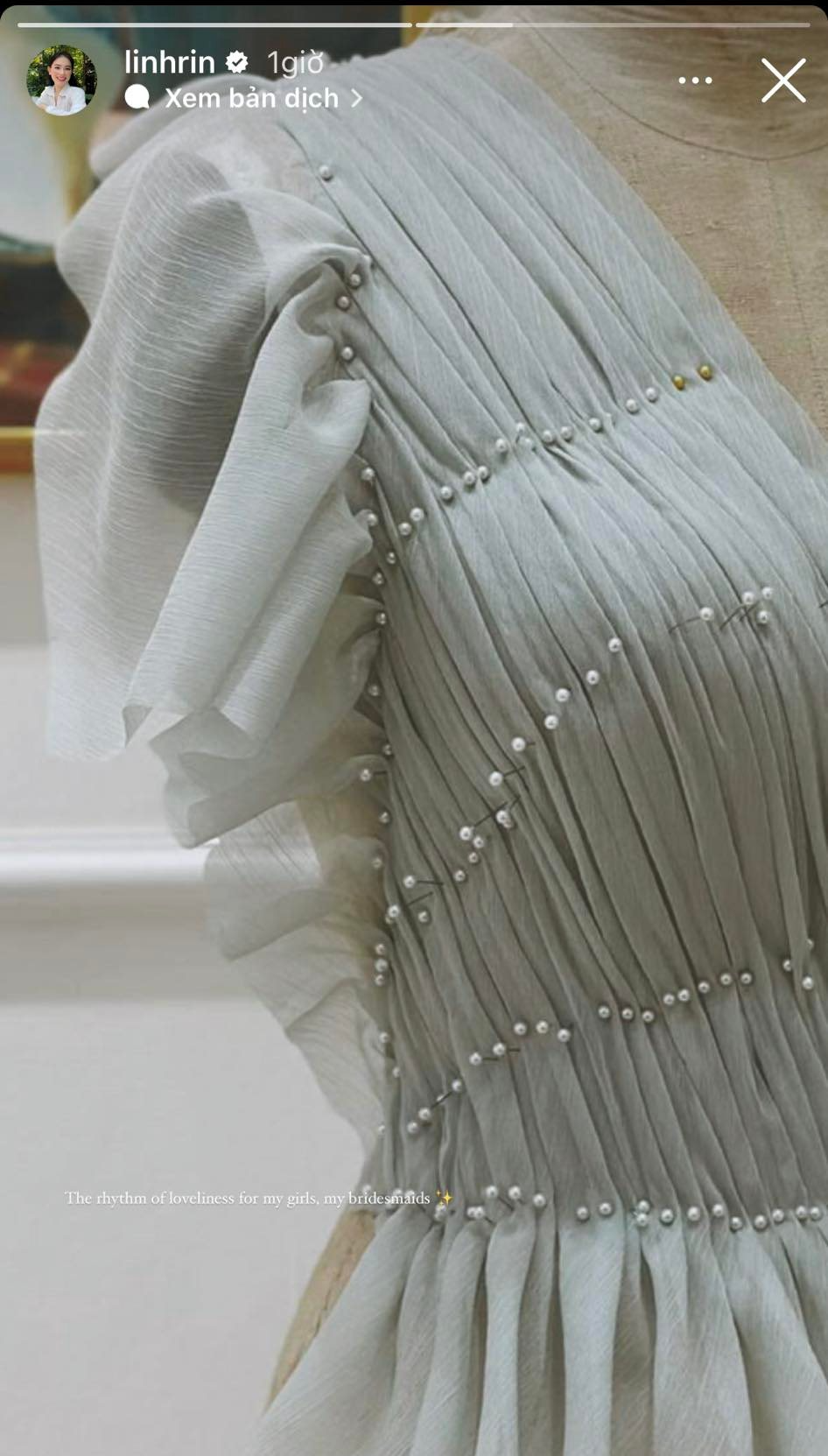 Đám cưới hào môn của Linh Rin và Phillip Nguyễn dần hé lộ, tiết lộ váy phù dâu cũng được đặt may riêng-3