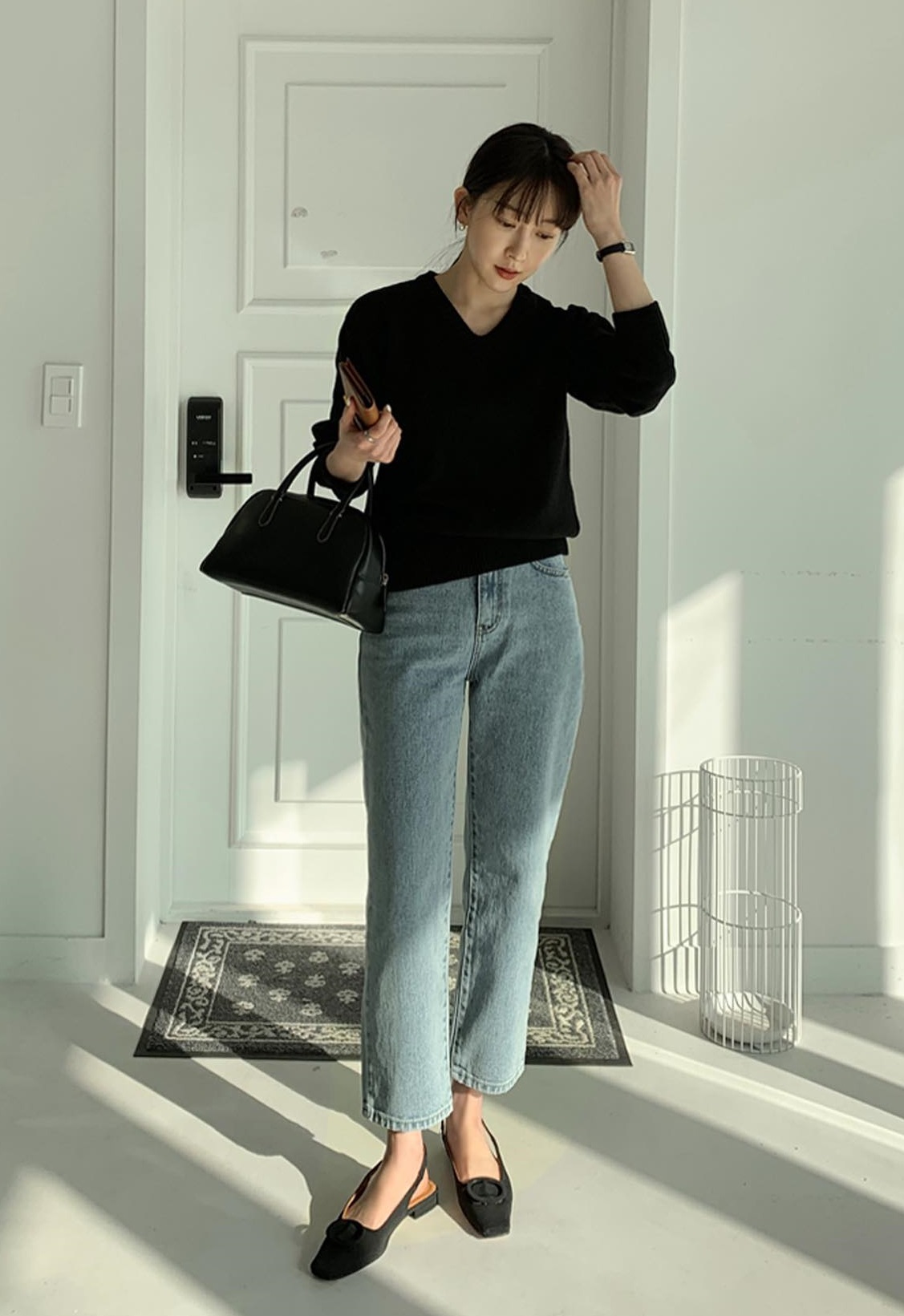 5 cách diện quần jeans cho nàng thấp bé-3