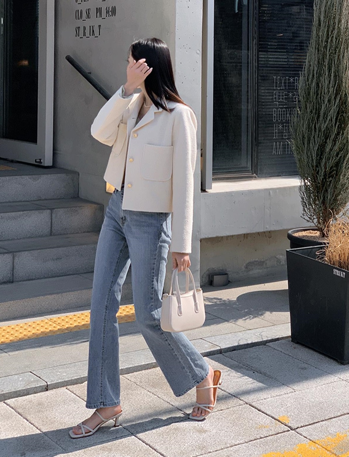 5 cách diện quần jeans cho nàng thấp bé-6