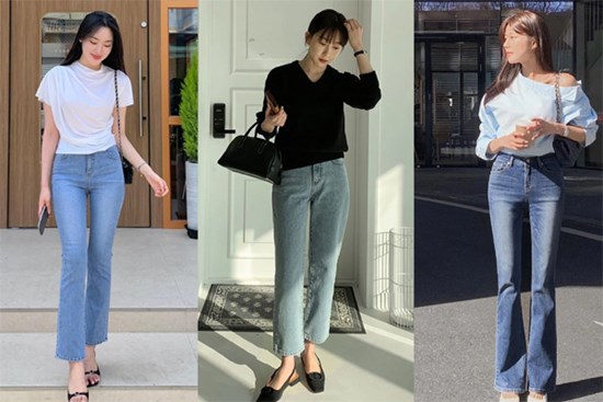 5 cách diện quần jeans cho nàng thấp bé