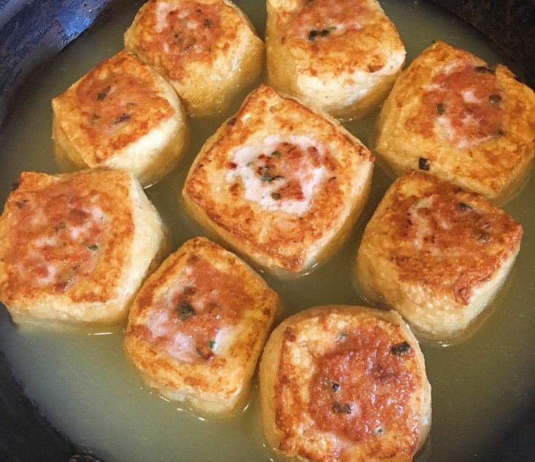 Vẫn là đậu nhồi thịt nhưng nấu kiểu này vị lạ mà ngon, ăn liên tục không thấy chán-5