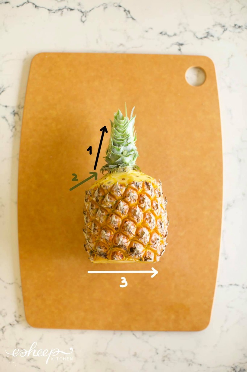 2 cách cắt dứa đẹp như nhà hàng-2