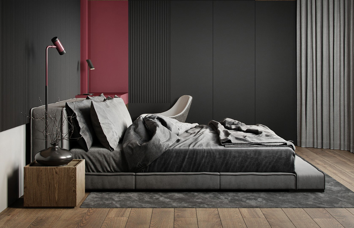 Thiết kế nhà tập thể 50m² ấn tượng với gam màu đen và gỗ-9