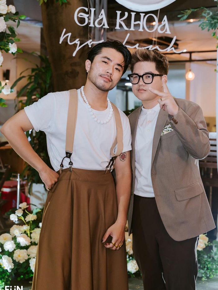 Con rể Xuân Hinh mặc váy và tranh luận về những sao nam gender fluid-3