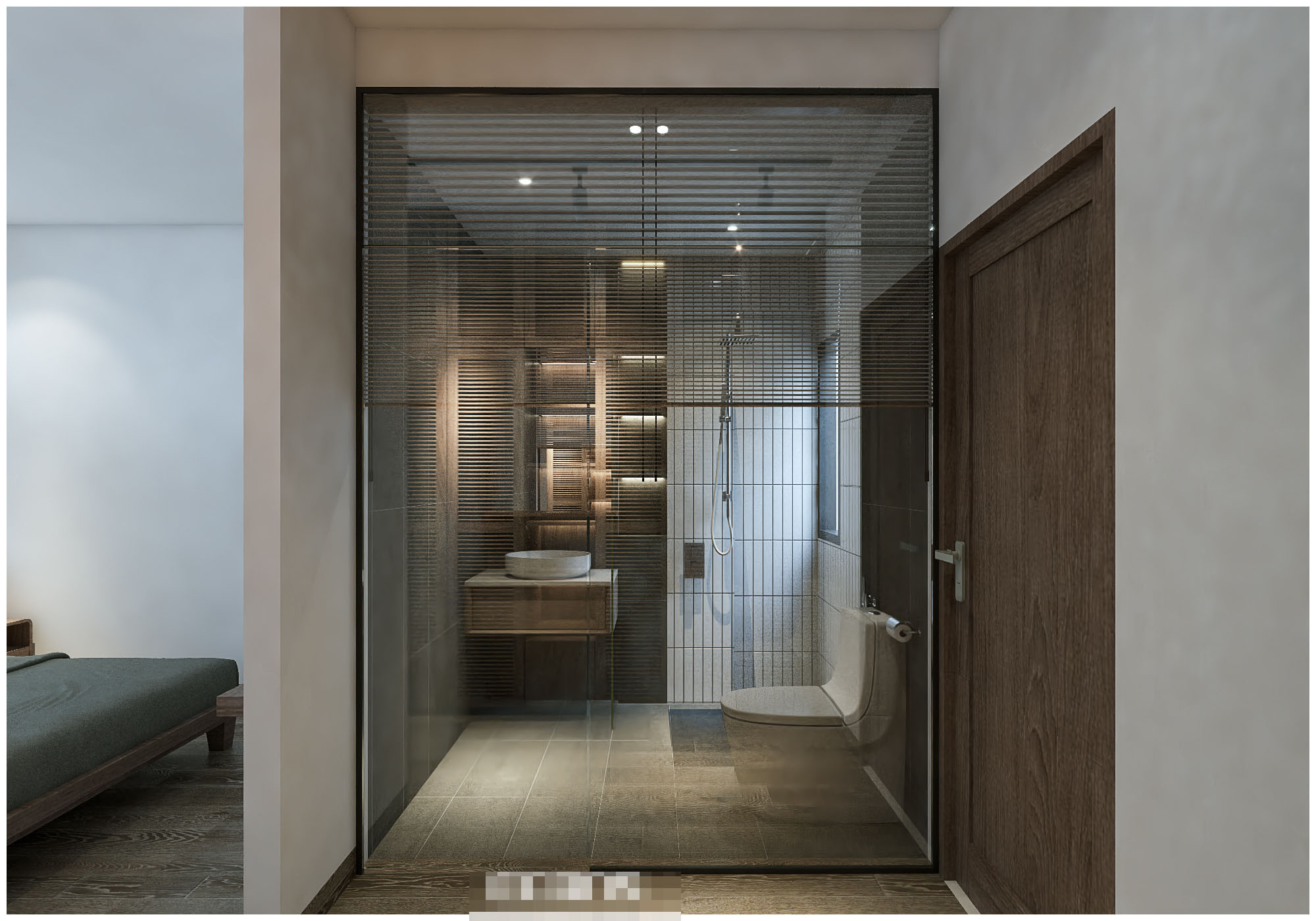 Nhà ống hiện đại sử dụng giải pháp điều hòa mát lạnh với phòng xông hơi nghỉ dưỡng-13