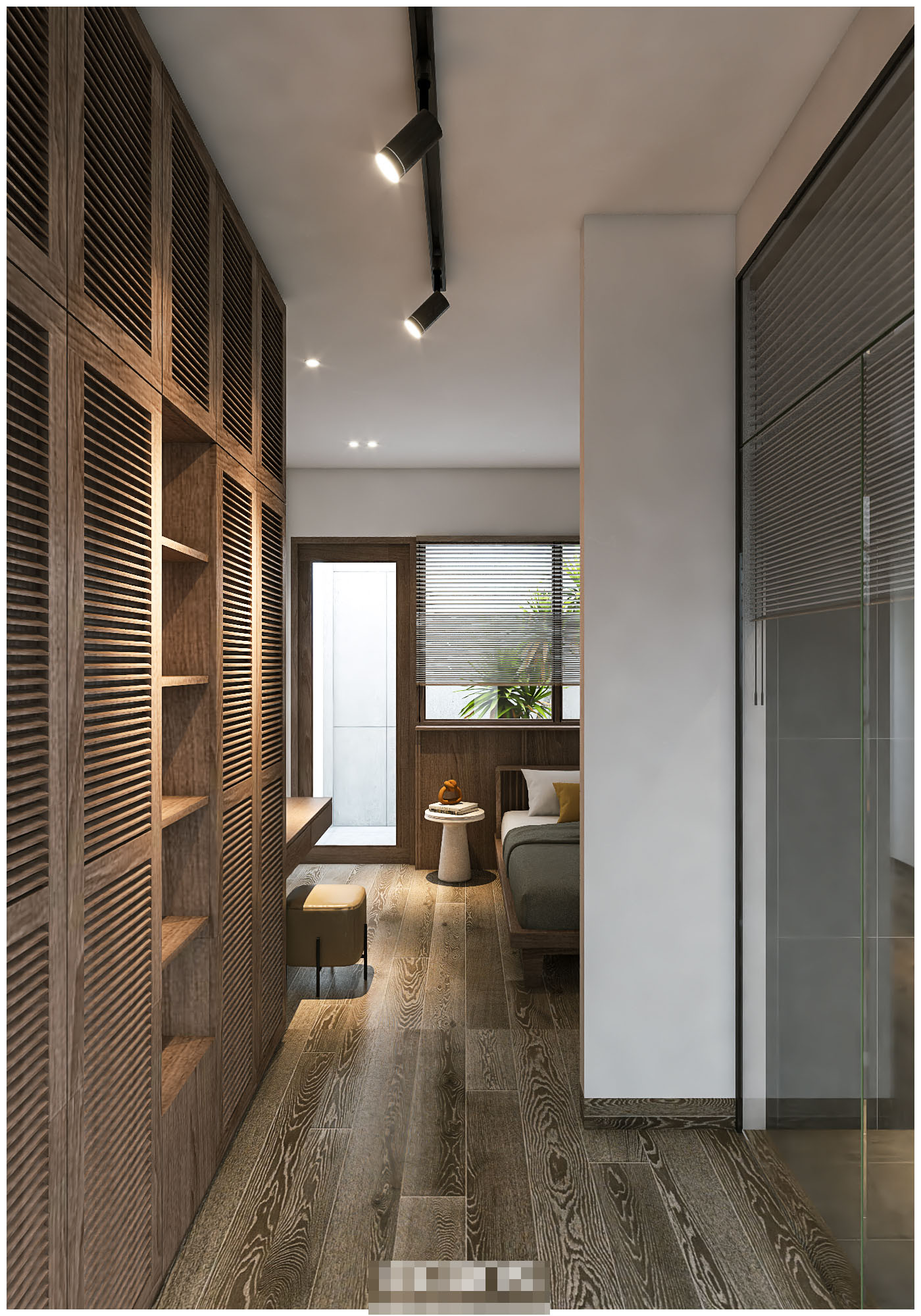 Nhà ống hiện đại sử dụng giải pháp điều hòa mát lạnh với phòng xông hơi nghỉ dưỡng-14