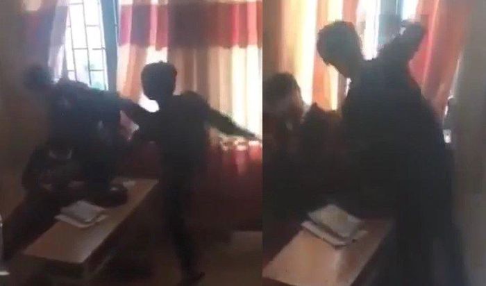 Nam sinh lớp 9 nhập viện vì bị bạn đánh trong lớp-1