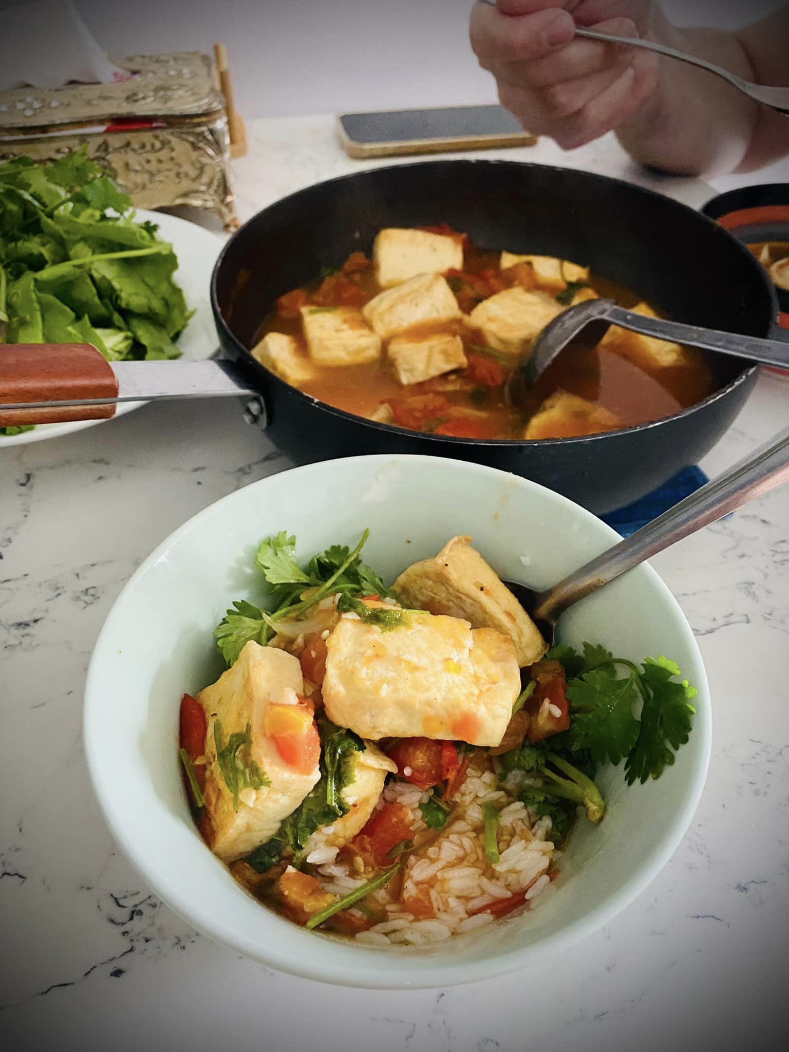 Nữ ca sĩ có chồng Tây ngày nào cũng về ăn cơm với vợ, nhìn món ăn chay mà ai cũng thèm-3