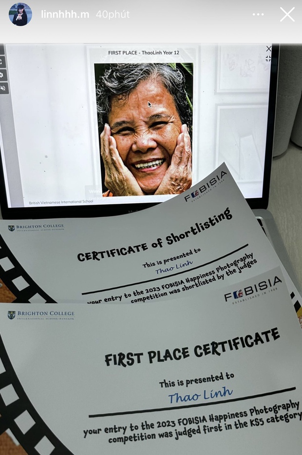 Con gái MC Quyền Linh giành hạng nhất trong cuộc thi nhiếp ảnh-1