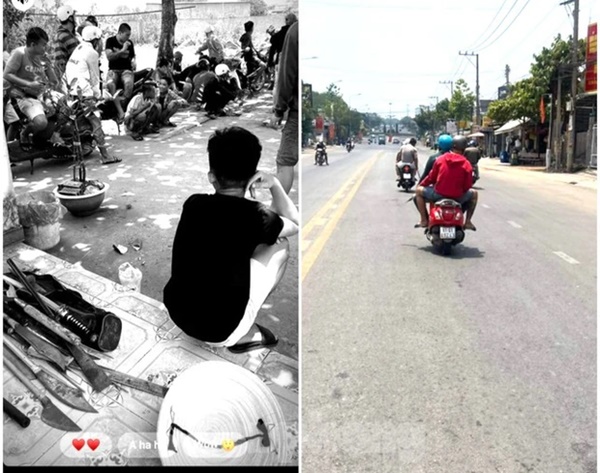 Nhóm thanh niên vác dao đi chém người, rồi lên mạng xã hội ra oai-1