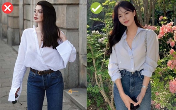 4 lỗi mặc áo sơ mi chị em không nên mắc phải-3