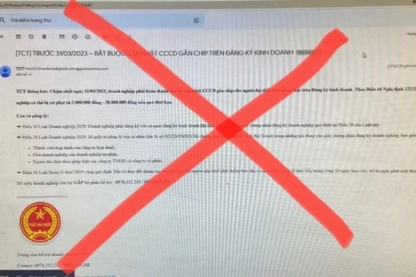 Tổng cục Thuế cảnh báo lừa đảo cập nhật CCCD và mất phí hàng triệu đồng-1