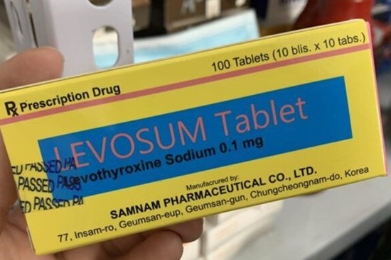 Tiêu hủy lô thuốc tuyến giáp Levosum vi phạm chất lượng