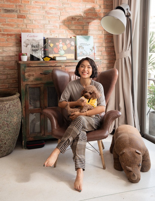 Căn hộ style vintage của Châu Bùi: Có ban công siêu rộng, nội thất chưa đến 200 triệu-10