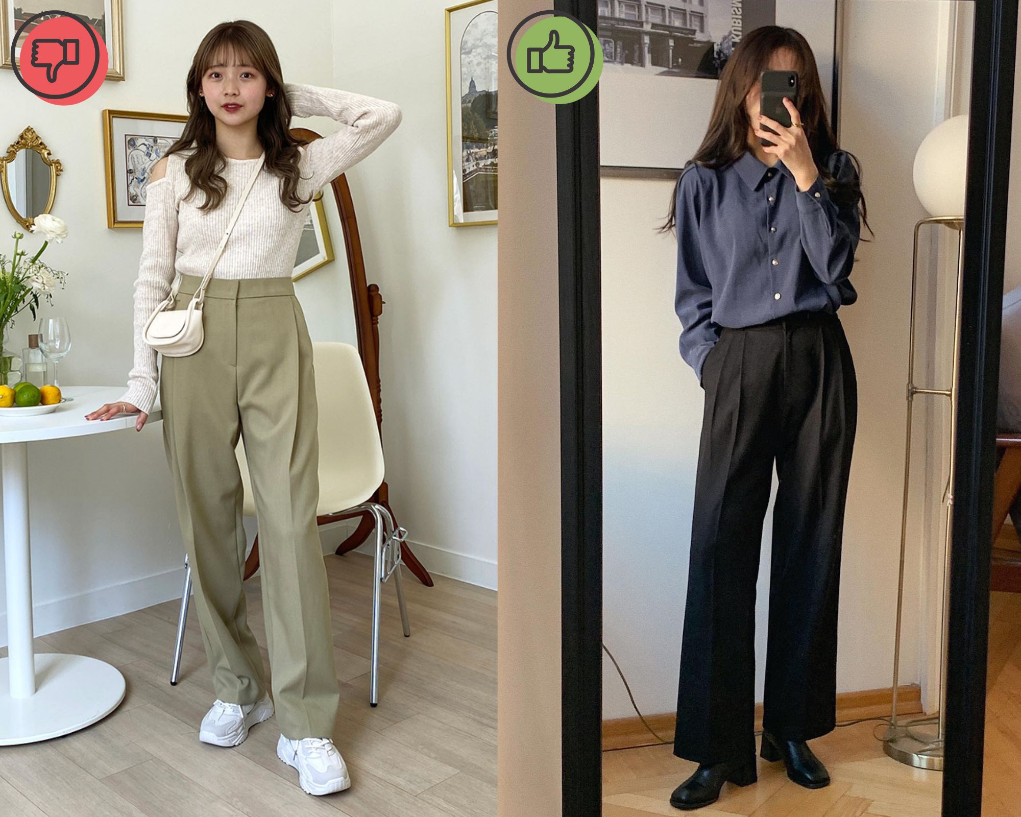 4 lỗi diện quần ống rộng dìm cả vóc dáng lẫn phong cách-1