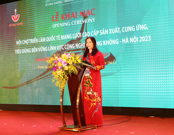 Khai mạc Hội chợ triển lãm quốc tế lĩnh vực công nghiệp hàng không - Hà Nội 2023-3