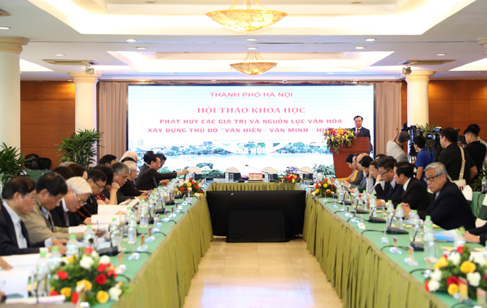 Khai mạc Hội thảo khoa học về phát huy các giá trị và nguồn lực văn hóa Thủ đô-1