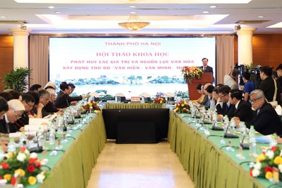 Khai mạc Hội thảo khoa học về phát huy các giá trị và nguồn lực văn hóa Thủ đô