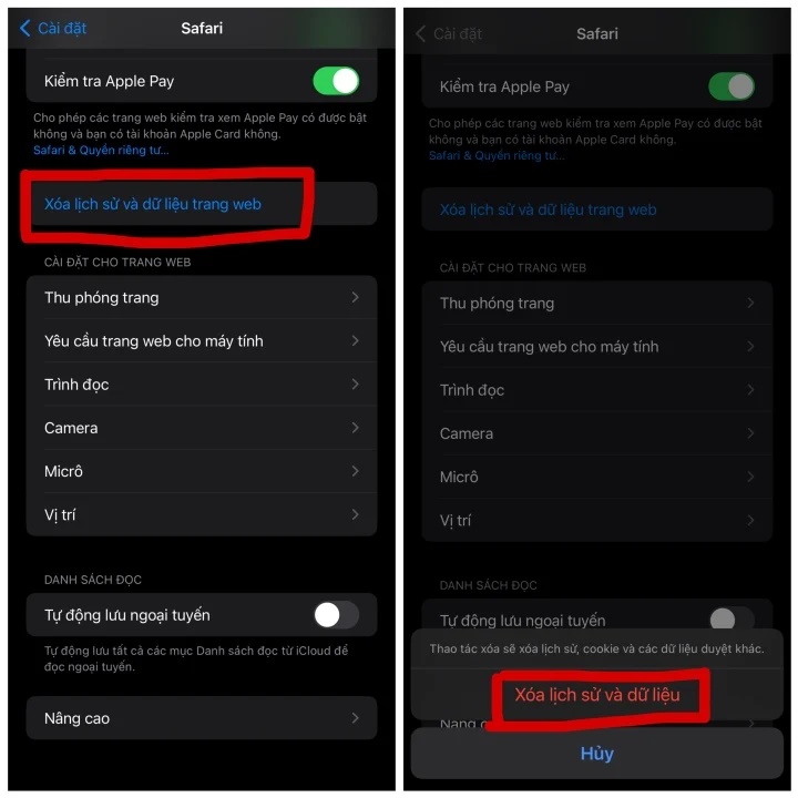 Xóa lịch sử tìm kiếm trên iPhone chỉ với vài thao tác-3
