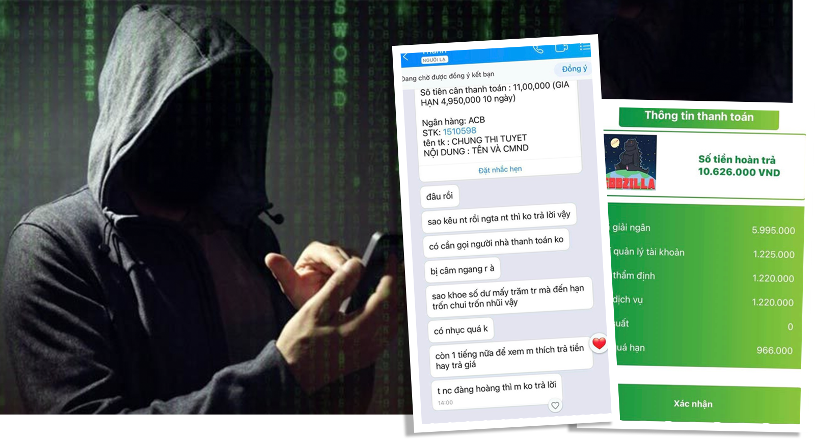 Cuộc sống sợ hãi của nam sinh dính vào ma trận vay tiền app chồng app-7