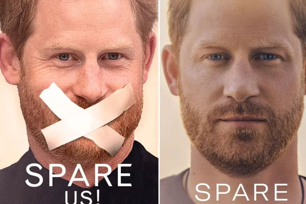 Hồi ký của Hoàng tử Harry biến thành trò cười bằng phiên bản nhái”, ấn định ngày xuất bản với nội dung chế giễu không thương tiếc-1