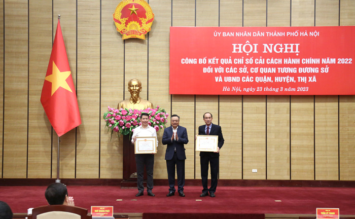 Hà Nội công bố chỉ số Cải cách hành chính năm 2022-1