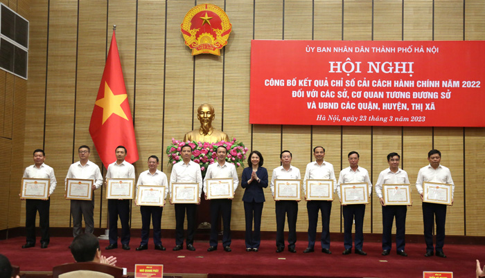 Hà Nội công bố chỉ số Cải cách hành chính năm 2022-3