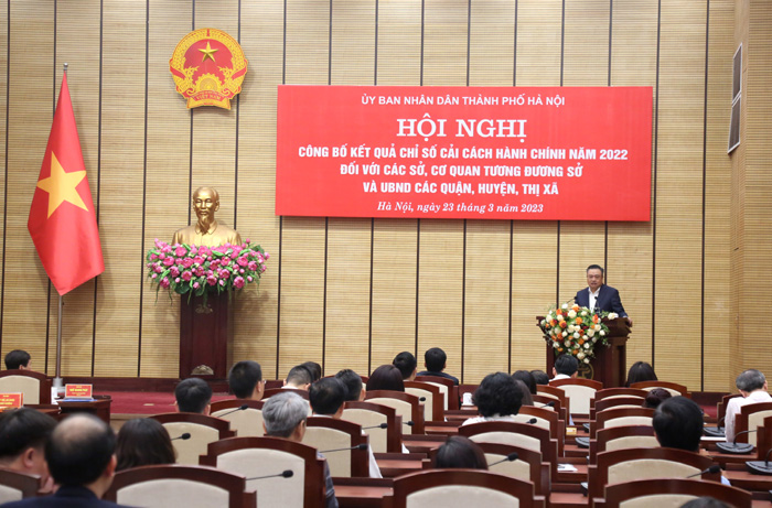 Hà Nội công bố chỉ số Cải cách hành chính năm 2022-5