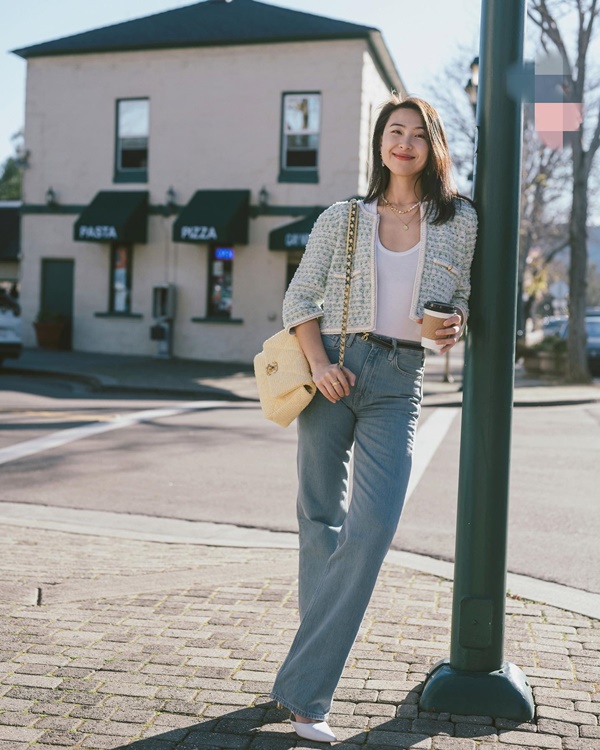 Bà mẹ 2 con có phong cách thời trang đầy trẻ trung, rạng rỡ-11