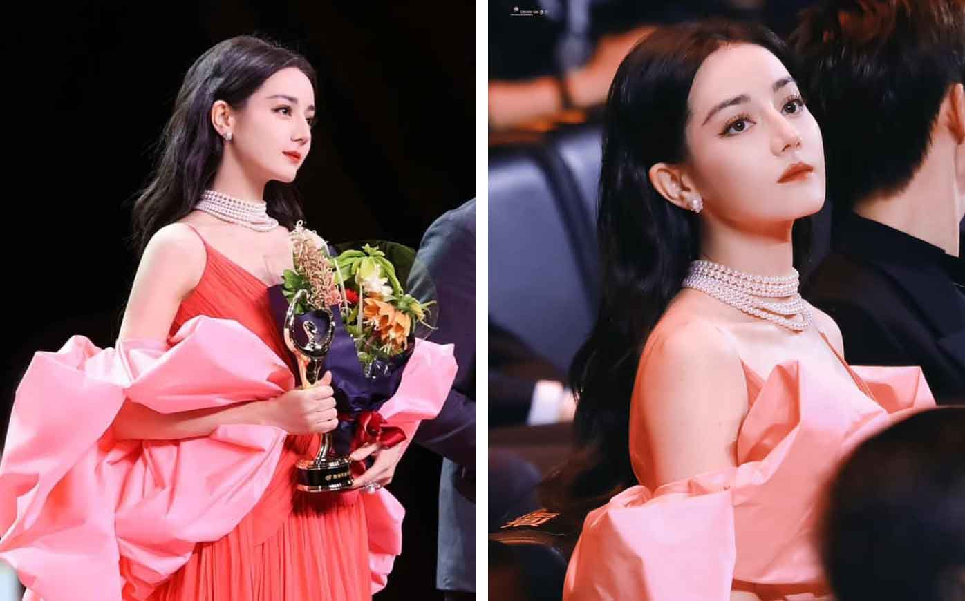 Vẻ đẹp của Địch Lệ Nhiệt Ba tại Đêm Hội Weibo 2023 thế nào dưới ống kính cam thường?-2