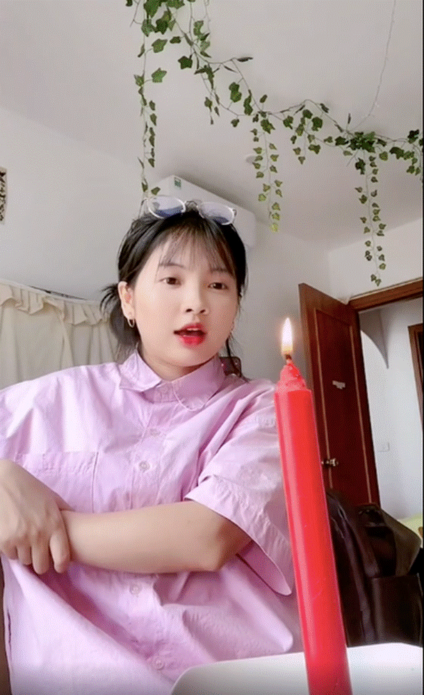 Đu trend học đến khi nến tắt, cô gái tạo ra cái kết... ngả mũ-2