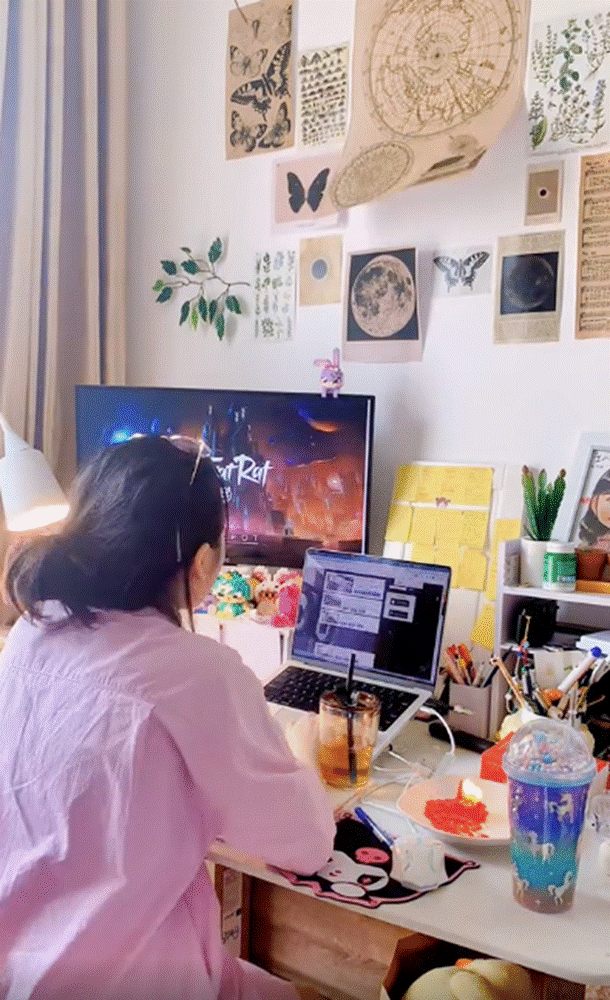 Đu trend học đến khi nến tắt, cô gái tạo ra cái kết... ngả mũ-5