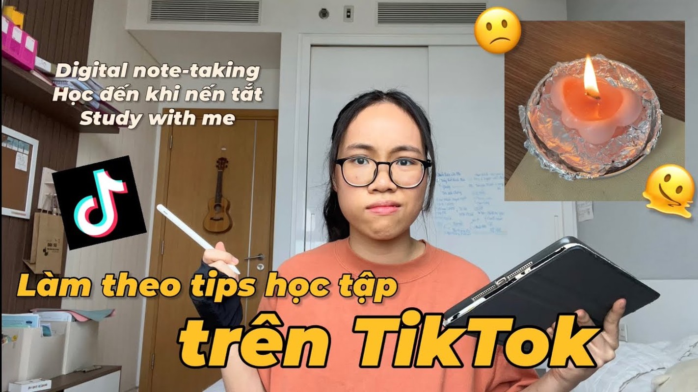 Đu trend học đến khi nến tắt, cô gái tạo ra cái kết... ngả mũ-11