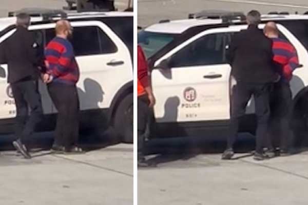 Mở cửa thoát hiểm và trượt khỏi máy bay, khách Mỹ trả giá đắt-1