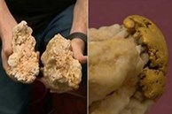Người đàn ông bẻ đôi cục đá, phát hiện bên trong có 2,6 kg vàng