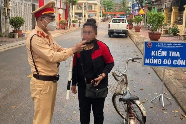 Những trường hợp người đi xe đạp vi phạm nồng độ cồn bị xử phạt-3