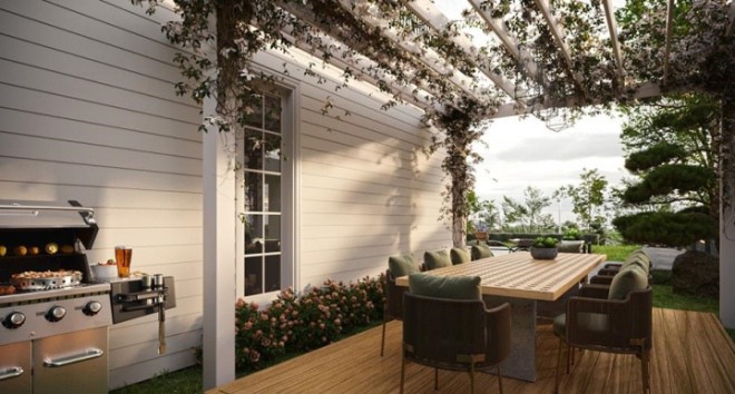 Vợ Mạnh Trường trồng hoa quanh biệt thự rộng lớn, nhìn một góc đã thấy sang-22