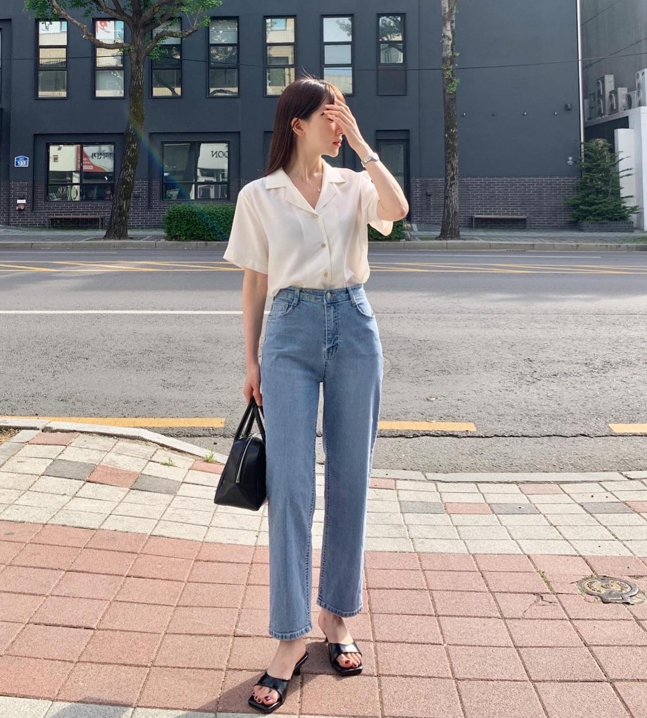 Ghim 10 cách diện quần jeans ống đứng đẹp và siêu tôn dáng-7